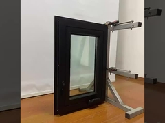 Ventanas con cascada de marco de aluminio recubierto en polvo con estribo de goma EPDM