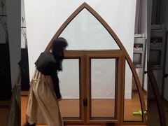 Disminución térmica Casamento de aluminio Ventanas Producto personalizado de fibra de vidrio Filscreen