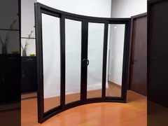 Puertas corredizas de vidrio personalizadas con vidrio doble templado para particiones de balcón