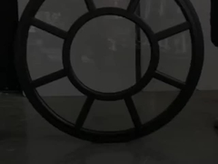 Revestimiento en polvo Ventana de aluminio circular Ventanas redondas de aluminio a medida