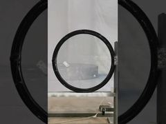 Ventanas de aluminio circulares de 4 mm, 5 mm y 6 mm de vidrio templado redondo