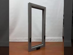1.4mm - 2.0mm Aluminio ventanas correderas con parrilla Modernos toldos fijos de aluminio