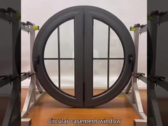 Las ventanas de aluminio comercial de silicona con carcasa de aluminio EPDM con manivela de aluminio