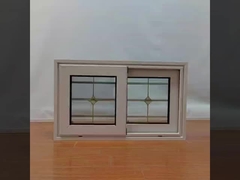 Ventanas deslizantes de aluminio de vidrio doble templado de baño Ventanas deslizantes de aluminio de tormenta