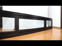 Ventanas deslizantes verticales resistentes a la intemperie de aluminio y vidrio para oficinas Hoteles