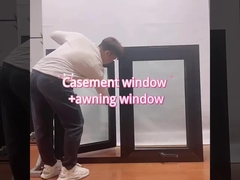 Impermeable Impermeable a la intemperie Aluminio Slat Ventana Awning Cuadro de aluminio negro Awning Ventanas