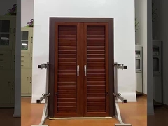 Control de manivela Louvre de aluminio para ventanas Louvres exteriores de diseño europeo para ventanas