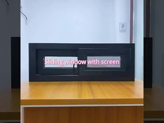 Vidrio para ventanas de aluminio revestido con polvo de doble esmaltado